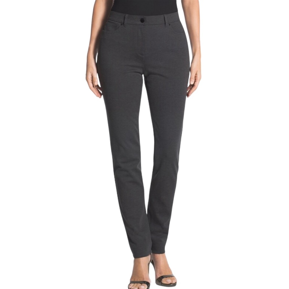 Chico’s 2 (Large) Short ~ So Slimming ( Women’s Lg 12 / 14 ) Pants Charcoal Gray